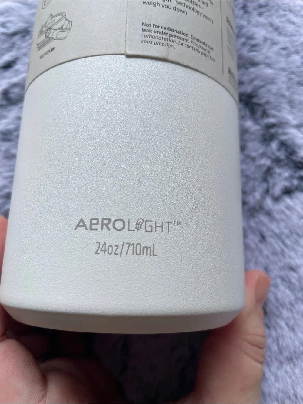 •STANLEY• 24oz IceFlow Aerolight Stainless Steel Water Bottle w/ Flip Straw - Picture 7 of 11